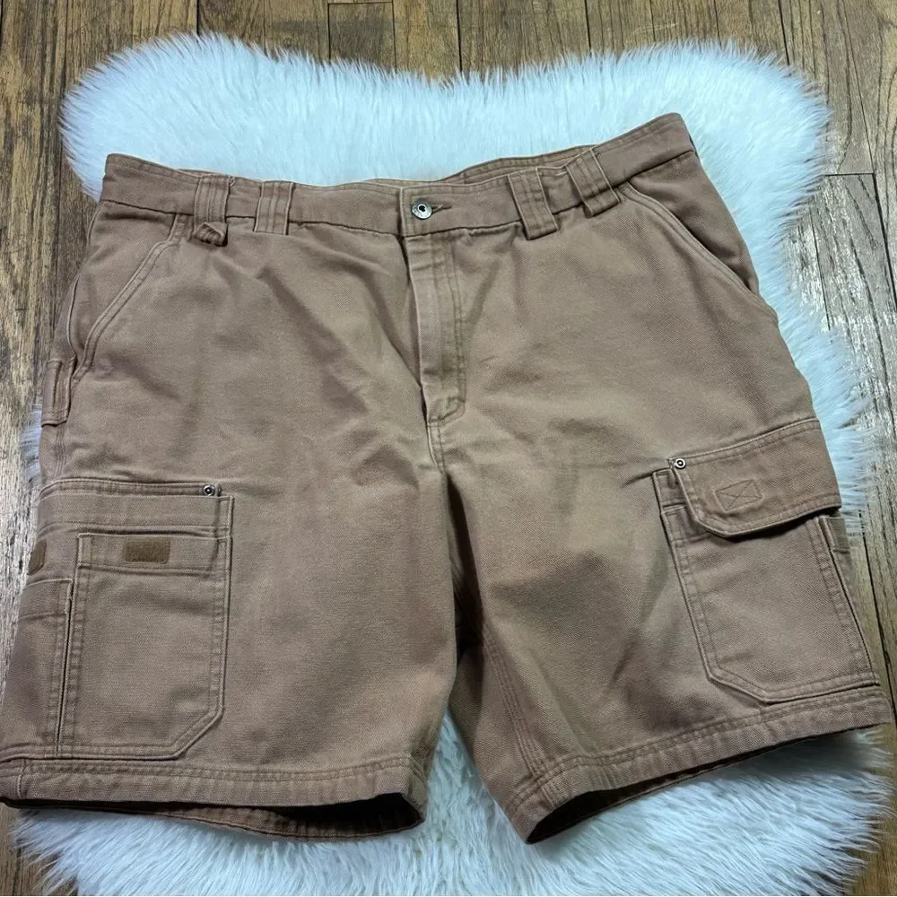 Duluth Trading Co Tan Cargo Shorts